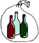 Botellas de colores